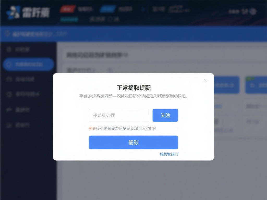 网络问题或系统维护
用户有时可能在正常提交提款申