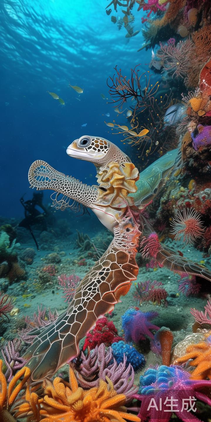 举例而言，某次水底探索中，潜水员偶遇一只极为罕见的